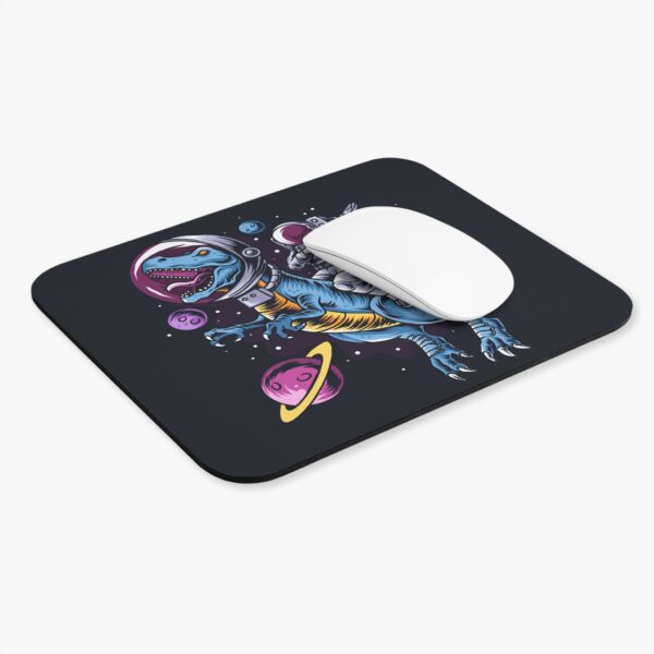 Space Explorer Mouse Pad, Astronaut Rex 9x8", Gaming Desk Mat, Planetary Office Mousepad, Sci-Fi Computer Accessories, Galaxy Lover Gift - Image 3