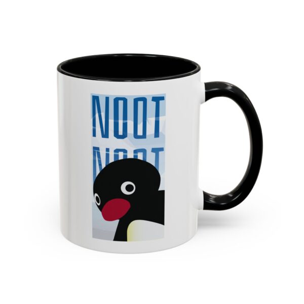 Pingu NOOT NOOT Mug, Cute Penguin Coffee Cup, Funny Animal Accent Mug, Gift for Penguin Lover, Unique Cartoon Character Drinkware, 11, 15oz - Image 5