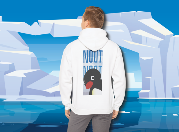 Pingu Noot Noot Hoodie - Cute Cartoon Penguin Gift, Funny Animal Lover Sweatshirt, Kids Winter Fashion, Men Women Unisex Jumper, Birthday - Image 2