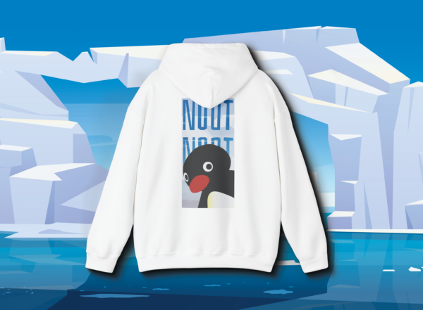 Pingu Noot Noot Hoodie - Cute Cartoon Penguin Gift, Funny Animal Lover Sweatshirt, Kids Winter Fashion, Men Women Unisex Jumper, Birthday - Image 5