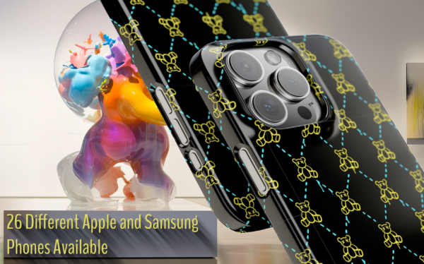 Inspired Argyle Honey Bear Phone Case for Apple & Samsung