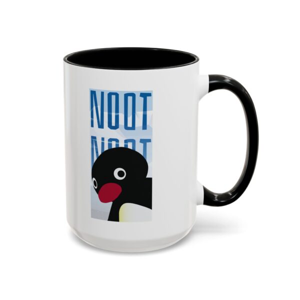 Pingu NOOT NOOT Mug, Cute Penguin Coffee Cup, Funny Animal Accent Mug, Gift for Penguin Lover, Unique Cartoon Character Drinkware, 11, 15oz - Image 6