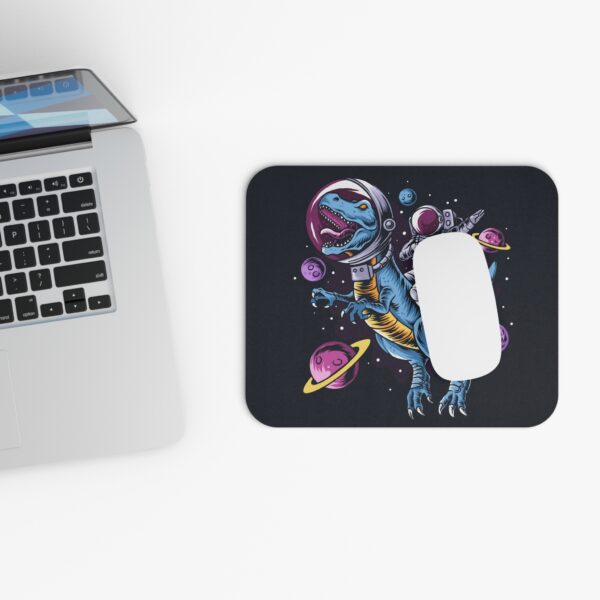 Space Explorer Mouse Pad, Astronaut Rex 9x8", Gaming Desk Mat, Planetary Office Mousepad, Sci-Fi Computer Accessories, Galaxy Lover Gift - Image 4