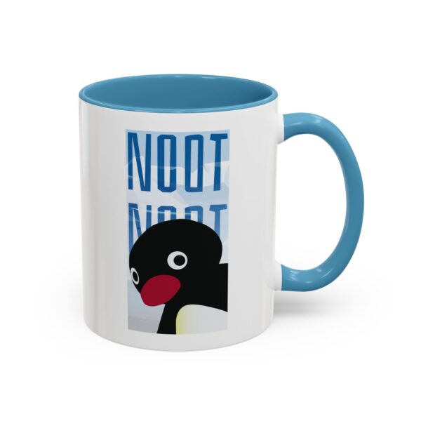 Pingu NOOT NOOT Mug, Cute Penguin Coffee Cup, Funny Animal Accent Mug, Gift for Penguin Lover, Unique Cartoon Character Drinkware, 11, 15oz - Image 2